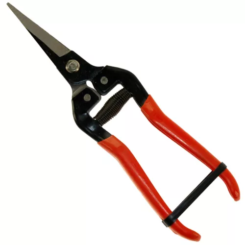 Szüretelő olló 19 cm egyenes