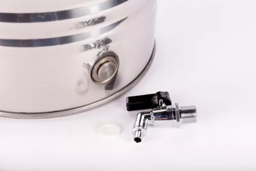 Inox kanna füles 50 L, csappal