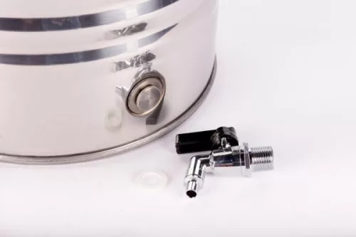 Inox kanna füles 100 L, csappal