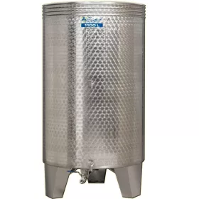 Bortartály inox 1100L 3db csappal Zottel