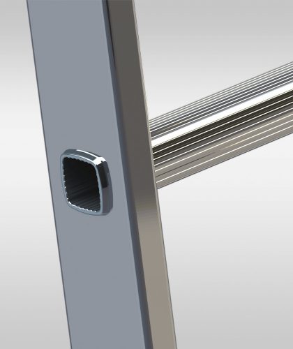 Támasztó alu létra 1x14