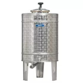 Olajtartály inox 100L Zottel