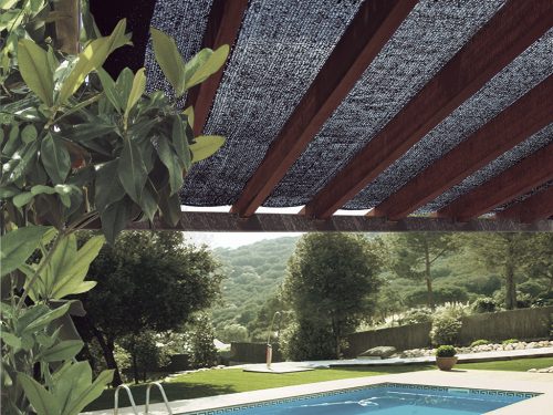 Árnyékoló háló SUN-NET 4x5m zöld 70% 65g/m2 174044 - Napvitorla