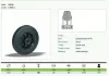 Kerék alap tűgörgős műanyag felnis 150 30245