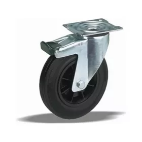   Kerék önbeálló talpas műanyag felnis fékezhető 180 31224