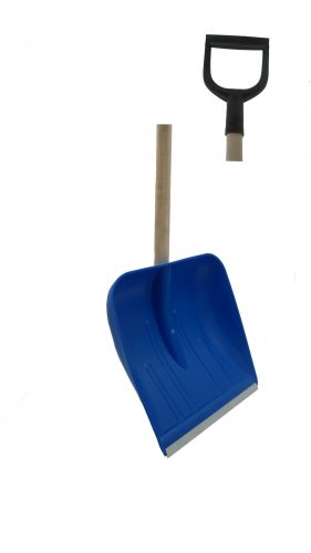 Hólapát műanyag SZÍNES 38 cm, élvédővel "D" NYELEZETT