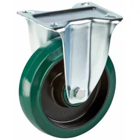 Kerék fix PA inox villás sikló elasztikus 200 42233