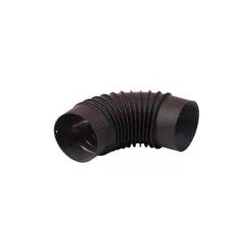 Füstcső könyök fekete fi 120 mm
