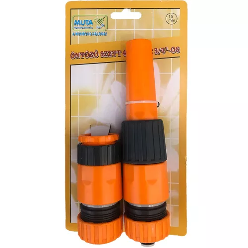 Öntöző szett 3/4" 4 részes /15mm "nagy" átfolyás/