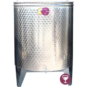 Bortartály inox 500L 2 csappal Panka