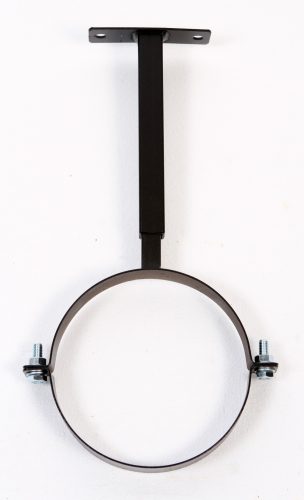 Fekete csőbilincs 130mm