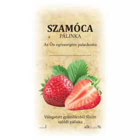 Matrica szamóca pálinka 50db/csom