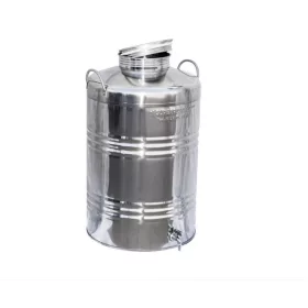Inox kanna füles 30 L, csappal