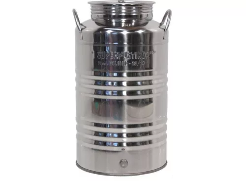 Inox kanna füles 30 L, csappal