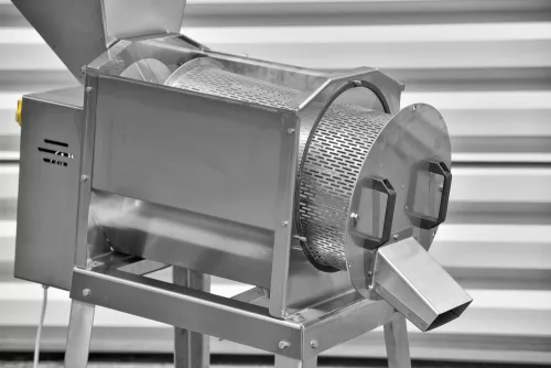 Gyümölcsmagozó gumilapátos inox kivehető rostás