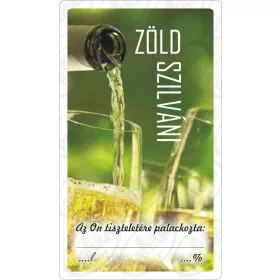 Matrica zöld szilváni 50db/csom