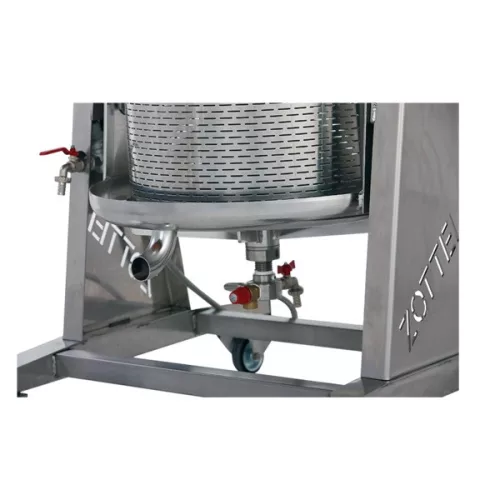 Prés INOX rozsdamentes víznyomásos hidroprés 250L Zottel