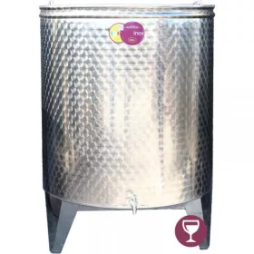 Bortartály inox 620L 3 csappal, kúpos fenék Panka