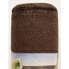   Árnyékoló háló RECYNET gomblyukakkal 2x50m barna 120g/m2 2021523