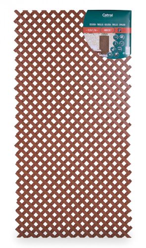 Rácsos panel/ apácarács Trellis Lop vörösesbarna 1.2x0.6m 2021926