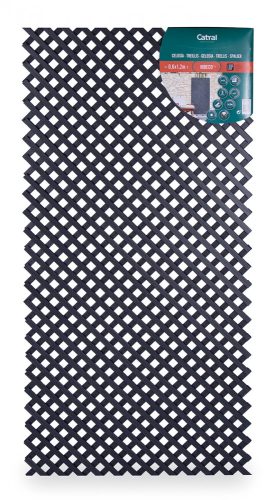 Rácsos panel/ apácarács Trellis Lop antracit 1.2x0.6m 2021929