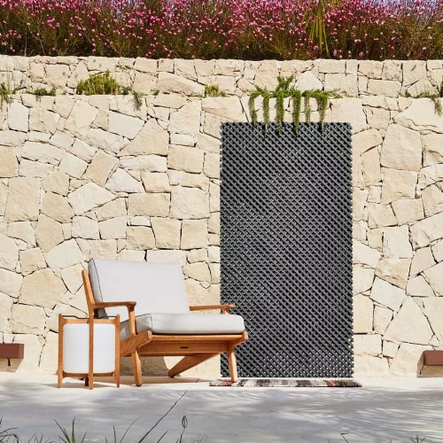 Rácsos panel/ apácarács Trellis Lop antracit 1.2x0.6m 2021929