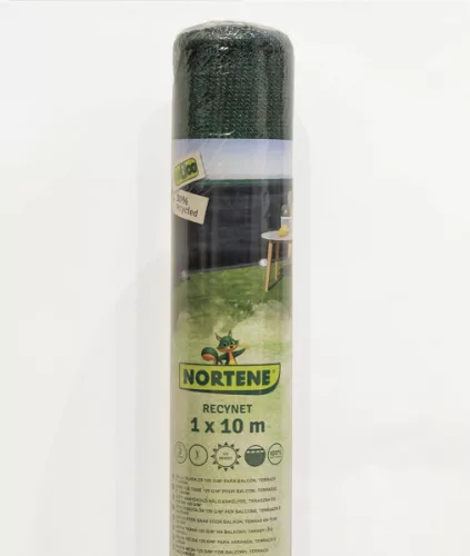 Árnyékoló háló RECYNET gomblyukakkal 2x50m sötétzöld 120g/m2 2021525