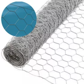   Csibefonat horganyzott 50cm osztás: 13x13mm átm. 0,7mm, 10m