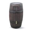 Esővízgyűjtő tartály réz csappal 250L BARRIQUE barna