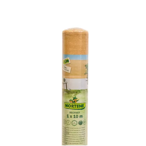 Árnyékoló háló RECYNET 2x10m homok 120g/m2 2021540
