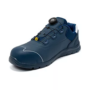 Dunlop Matt Navy S3 ESD gyorsfűzős félcipő