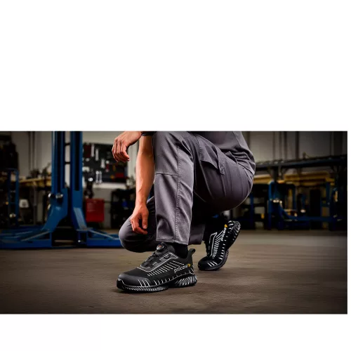 Procera Texo-Fly Larox Spin S1P gyorsfűzős félcipő - fekete