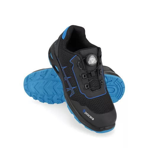 Procera Lotus S1PS gyorsfűzős félcipő - fekete - kék