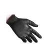 Reflexx Full Grip N85B erősített nitril szerelőkesztyű - fekete