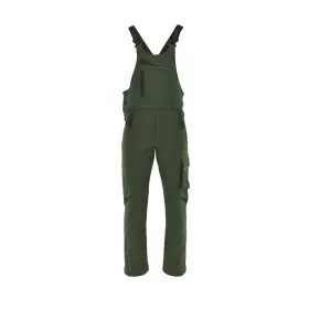   Sara Comfort Winter bélelt softshell kertésznadrág olíva zöld - fekete