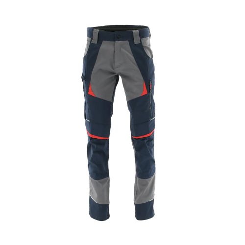 Sara Cottonflex deréknadrág - navy kék - sötétszürke