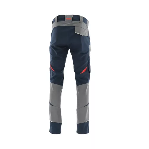 Sara Cottonflex deréknadrág - navy kék - sötétszürke