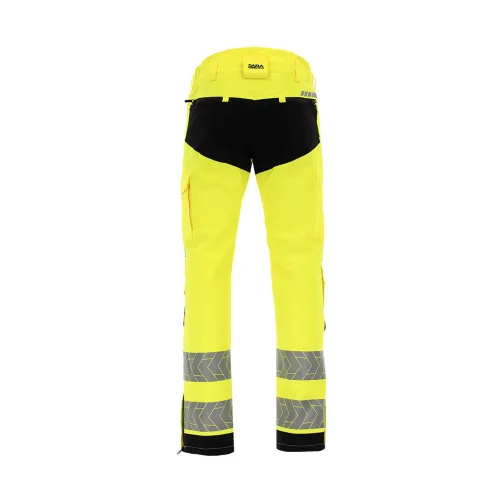 Sara Drogowiec Comfort Winter bélelt deréknadrág - sárga - fekete
