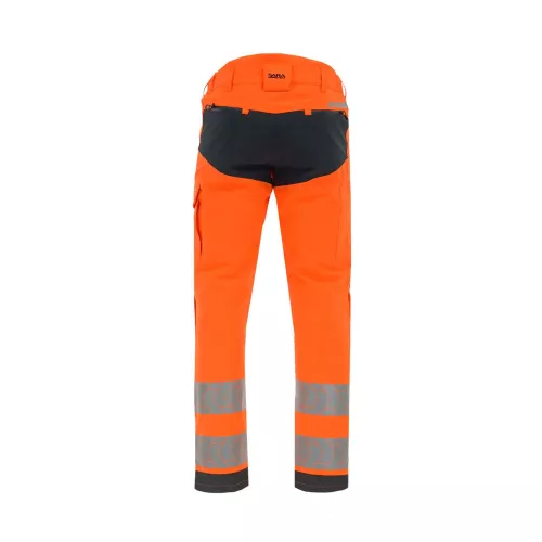 Sara Drogowiec Comfort Winter bélelt deréknadrág - narancs - sötétszürke