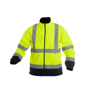   Sara Drogowiec jólláthatósági softshell kabát - sárga - navy kék