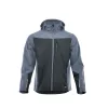 Sara Comfort Plus softshell kabát szürke - fekete