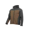 Sara Comfort Plus softshell kabát barna - sötétszürke