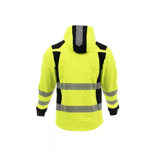 Sara Drogowiec Comfort softshell kabát sárga - fekete