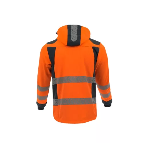 Sara Drogowiec Comfort softshell kabát narancs - s.szürke
