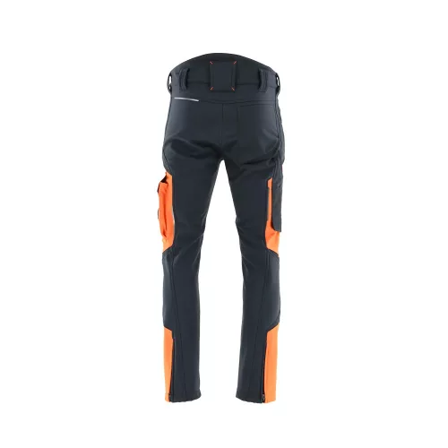 Sara Comfort Winter bélelt softshell deréknadrág s.szürke - narancs