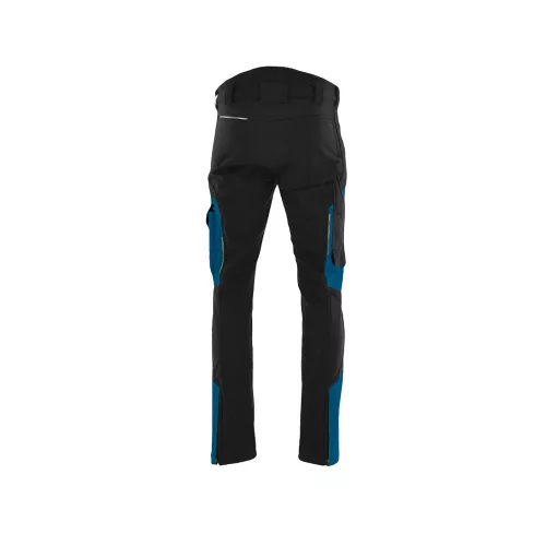 Sara Comfort Winter bélelt softshell deréknadrág fekete - petrol kék