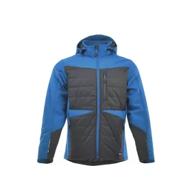   Sara Comfort Winter Hybrid bélelt kabát s.szürke - égkék