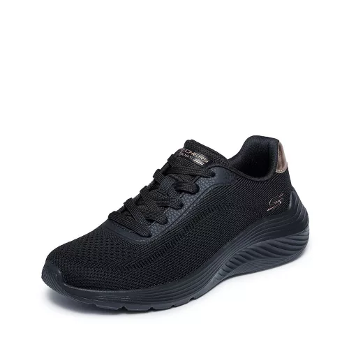 Skechers Bobs Squad Waves-Current Look női félcipő - fekete