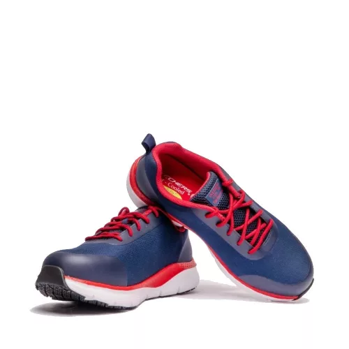 Skechers Arch Fit SR-Ringstap S3 félcipő - kék