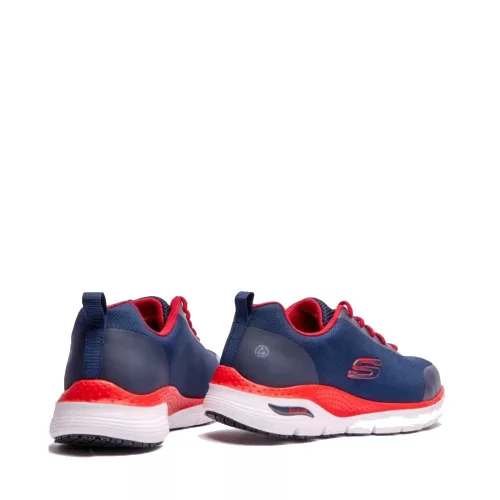 Skechers Arch Fit SR-Ringstap S3 félcipő - kék